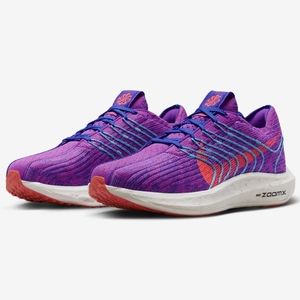 Nike Purple and Coral Athletic Shoes